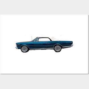 1966 Ford Galaxie 500 Posters and Art